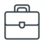 Navy icon of a briefcase